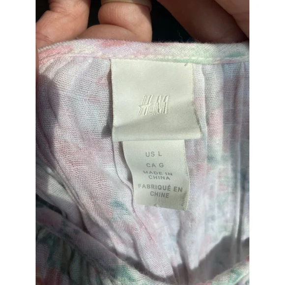 Pastel Floral Cottagecore Maxi Dress Romantic Garden Soft Girl L Quiet Luxury - Picture 8 of 11